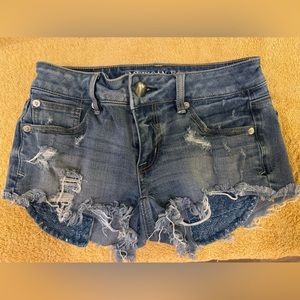 American Eagle, Jean sorts, super stretch, size 0